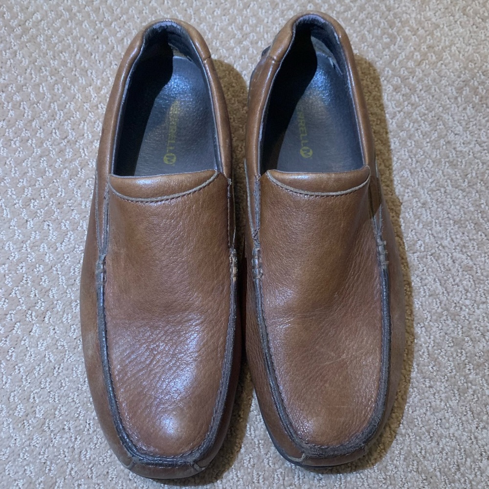 Men’s Brown Merrell Loafers Size 10.5